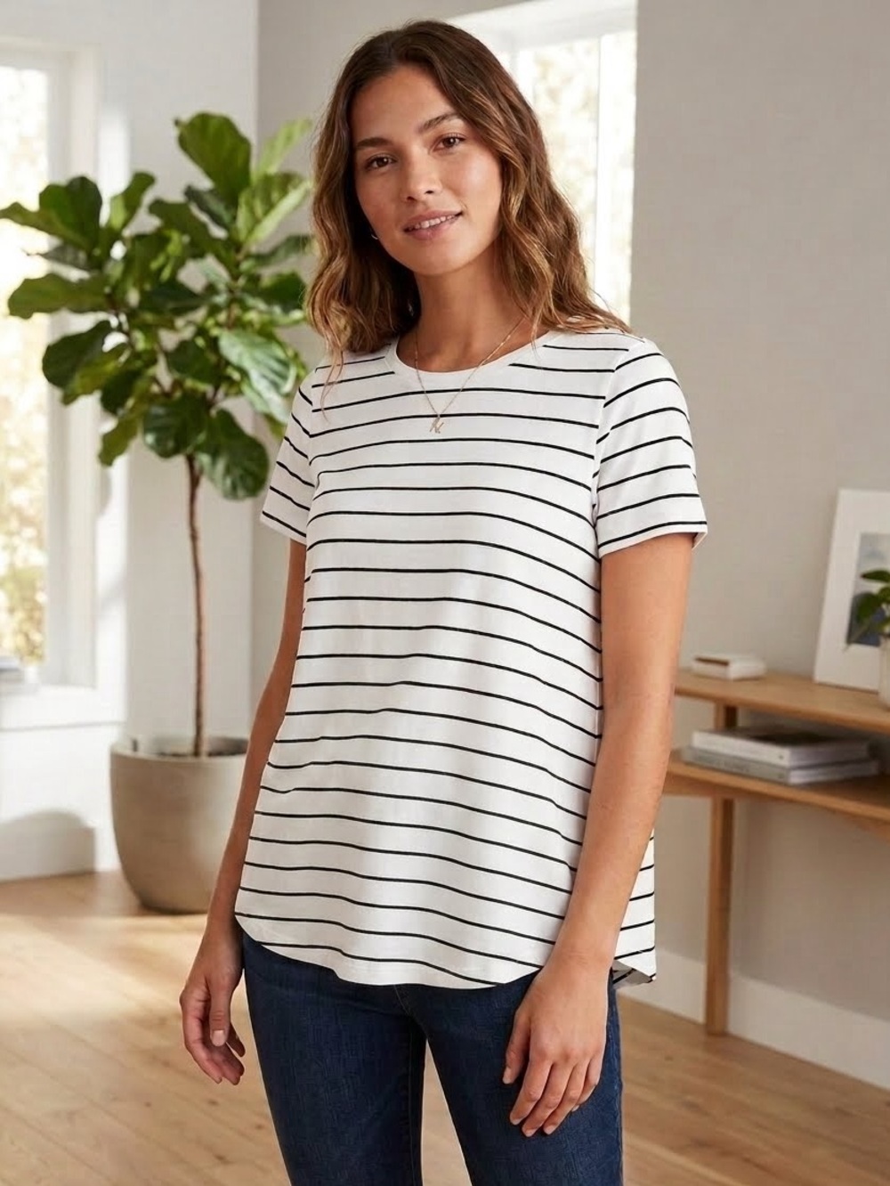 Old Navy Striped Short Sleeve Top Size XS/S